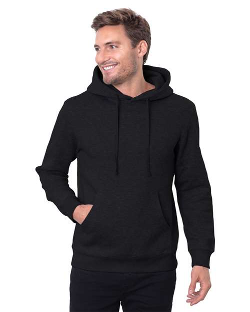 Threadfast Apparel Unisex Epic Fleece Pullover Hooded Sweatshirt T2000 - Heather Black