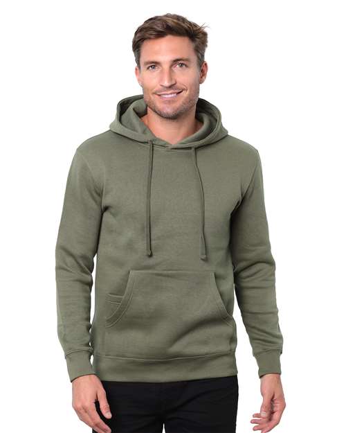 Threadfast Apparel Unisex Epic Fleece Pullover Hooded Sweatshirt T2000 - Military Green
