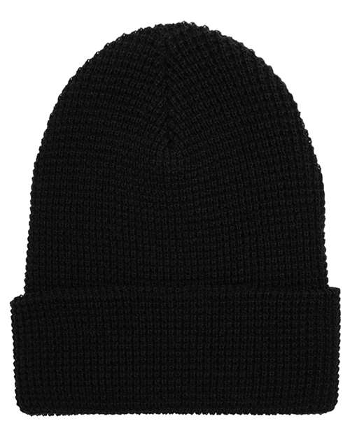 YP Classics Waffle Cuffed Beanie 2501KC