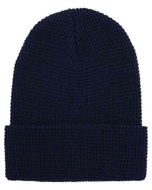YP Classics Waffle Cuffed Beanie 2501KC