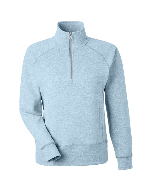 J. America Women's Electric Fleece Quarter-Zip Sweatshirt 8743