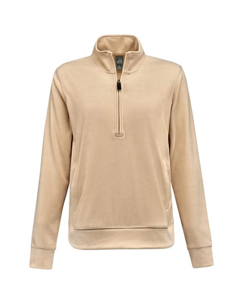 J. America Women's Element Fleece Quarter-Zip Sweatshirt 8762