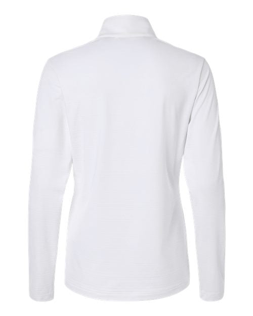 Adidas Women's Textured Stripe Quarter-Zip Pullover A709