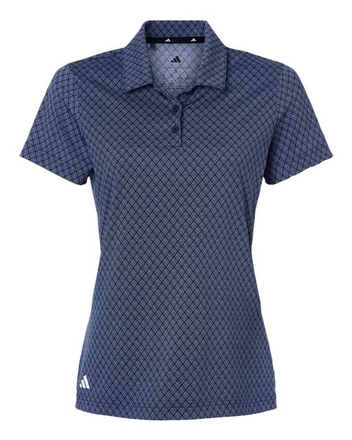 Adidas Women's 4-Way Stretch Printed Polo A717
