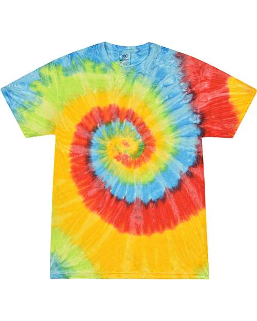 Colortone Unisex Multi-Color Tie-Dyed T-Shirt CD1000