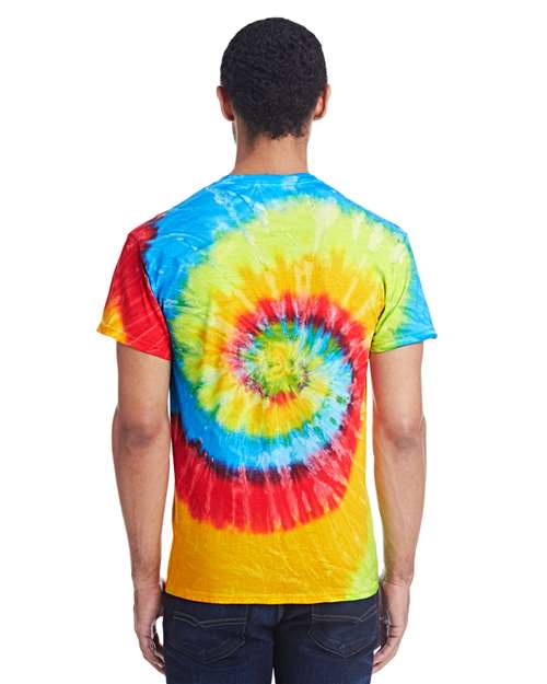 Colortone Unisex Multi-Color Tie-Dyed T-Shirt CD1000