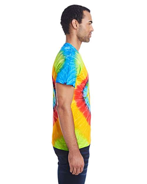Colortone Unisex Multi-Color Tie-Dyed T-Shirt CD1000