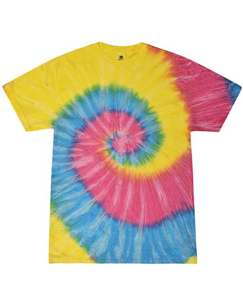 Colortone Unisex Multi-Color Tie-Dyed T-Shirt CD1000