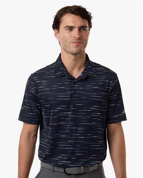 Adidas Men's Ultimate365 Mesh Glimmer Print Polo A2015