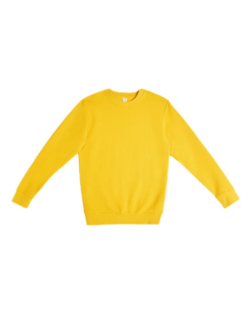 Lane Seven Unisex Premium Crewneck Sweatshirt LS14004 - Lemon
