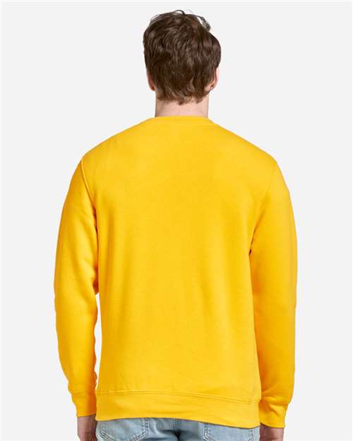Lane Seven Unisex Premium Crewneck Sweatshirt LS14004 - Lemon