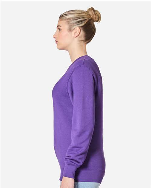 Lane Seven Unisex Premium Crewneck Sweatshirt LS14004 - Purple