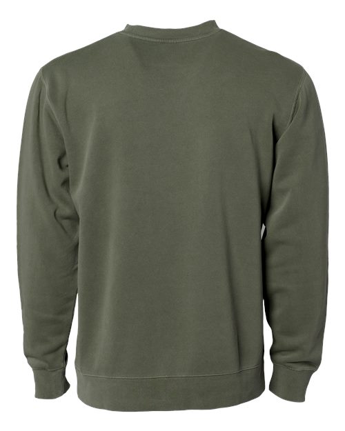 Independent Trading Co. Unisex Midweight Pigment-Dyed Crewneck Sweatshirt PRM3500