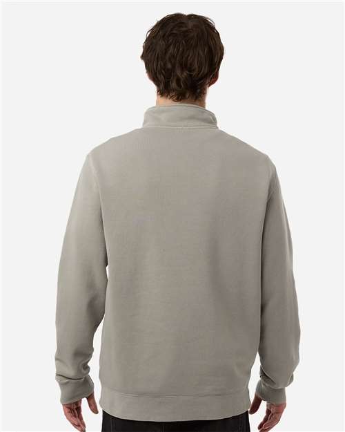 Independent Trading Co. Unisex Pigment-Dyed Quarter-Zip Pullover PRM4600QZ