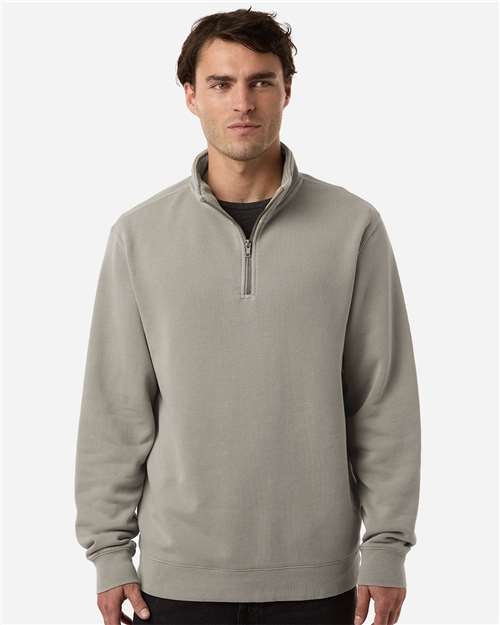 Independent Trading Co. Unisex Pigment-Dyed Quarter-Zip Pullover PRM4600QZ
