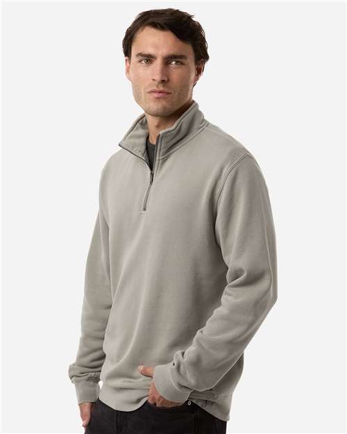 Independent Trading Co. Unisex Pigment-Dyed Quarter-Zip Pullover PRM4600QZ