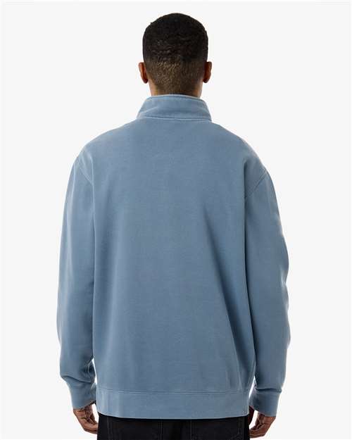 Independent Trading Co. Unisex Pigment-Dyed Quarter-Zip Pullover PRM4600QZ