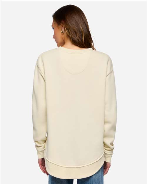 LAT Women's Weekend Fleece Crewneck Sweatshirt 3525