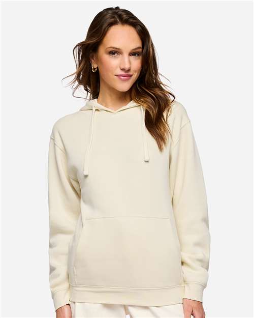 LAT Unisex Elevated Fleece Hoodie Sweatshirt 6926 - Natural