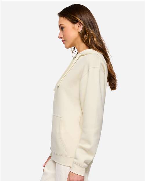 LAT Unisex Elevated Fleece Hoodie Sweatshirt 6926 - Natural