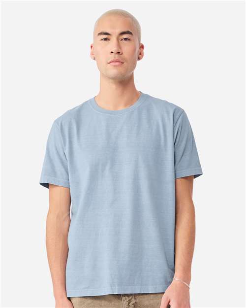 BELLA + CANVAS Unisex Heavyweight Garment-Dyed Tee 4810GD - Light Washed Denim