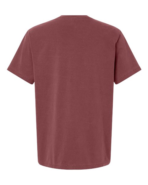 BELLA + CANVAS Unisex Heavyweight Garment-Dyed Tee 4810GD - Washed Maroon
