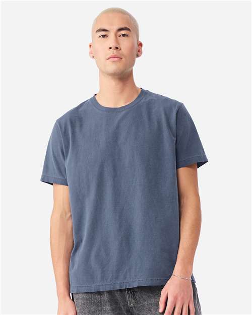BELLA + CANVAS Unisex Heavyweight Garment-Dyed Tee 4810GD - Washed Navy