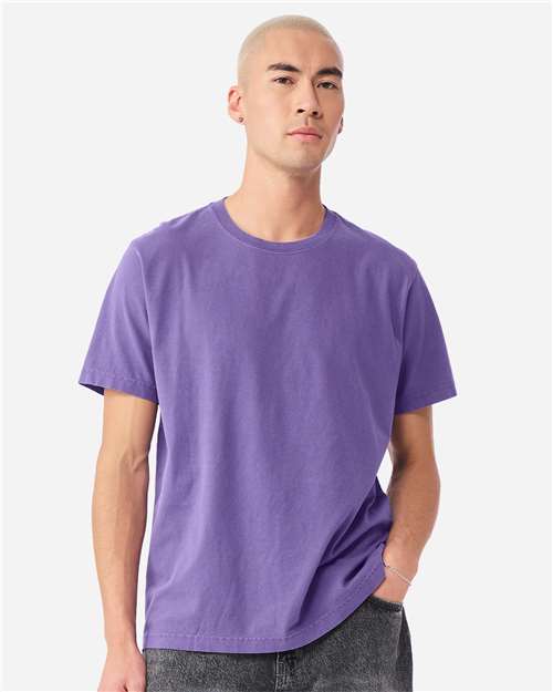 BELLA + CANVAS Unisex Heavyweight Garment-Dyed Tee 4810GD - Washed Purple
