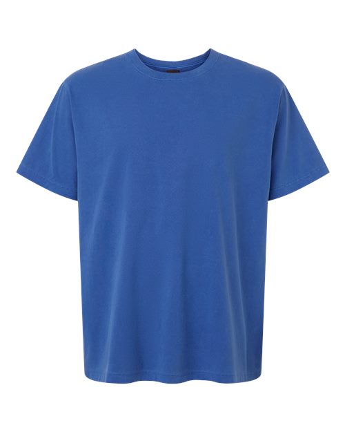 BELLA + CANVAS Unisex Heavyweight Garment-Dyed Tee 4810GD - Washed Royal Blue
