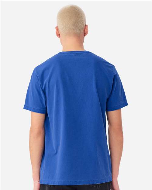 BELLA + CANVAS Unisex Heavyweight Garment-Dyed Tee 4810GD - Washed Royal Blue