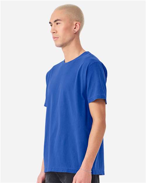 BELLA + CANVAS Unisex Heavyweight Garment-Dyed Tee 4810GD - Washed Royal Blue