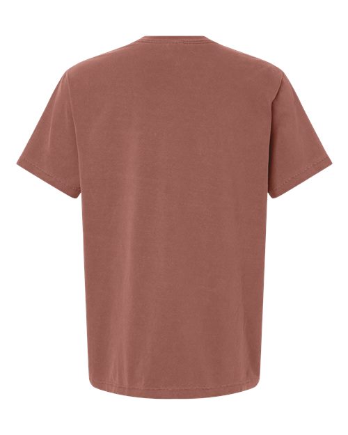 BELLA + CANVAS Unisex Heavyweight Garment-Dyed Tee 4810GD - Washed Chestnut