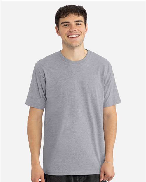 Next Level Men's Ideal Jersey T-Shirt 1810 - Heather Grey