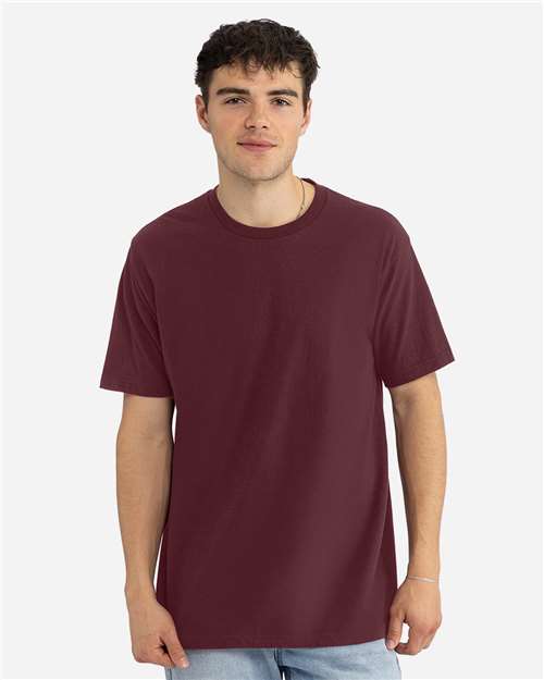 Next Level Men's Ideal Jersey T-Shirt 1810 - Maroon