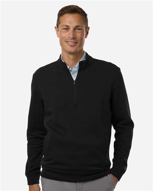 Adidas Men's Elevated Fleece Quarter-Zip Pullover A721