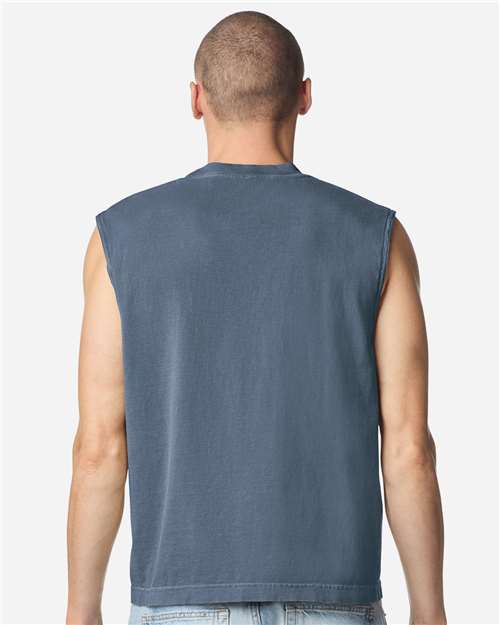 American Apparel Unisex Heavyweight Cotton Garment-Dyed Mid-Length Muscle Tee 207GD