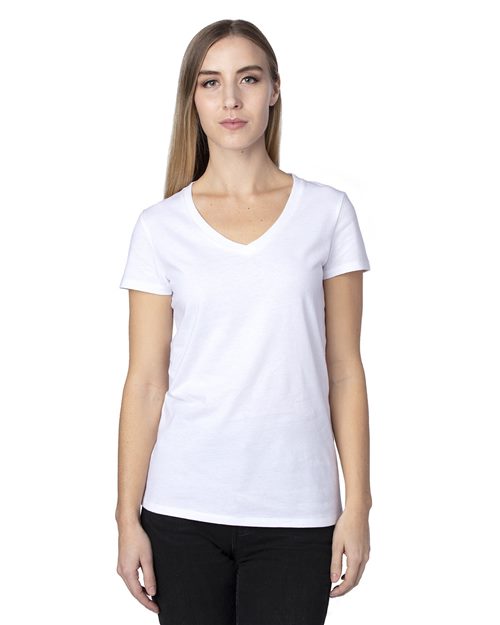 Threadfast Apparel Women's Ultimate CVC V-Neck T-Shirt 200RV
