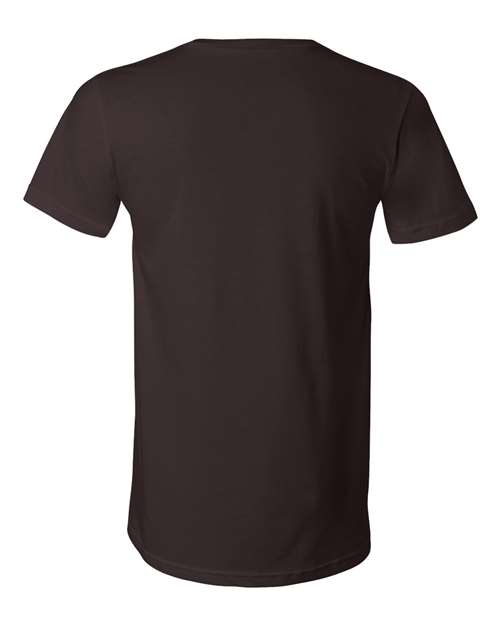 BELLA + CANVAS Unisex Jersey V-Neck Tee 3005 - Brown