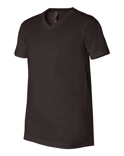 BELLA + CANVAS Unisex Jersey V-Neck Tee 3005 - Brown
