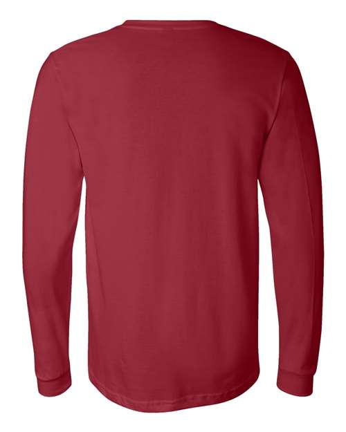 BELLA + CANVAS Unisex Jersey Long Sleeve Tee 3501 - Cardinal