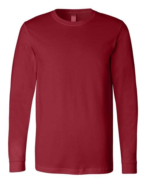 BELLA + CANVAS Unisex Jersey Long Sleeve Tee 3501 - Cardinal