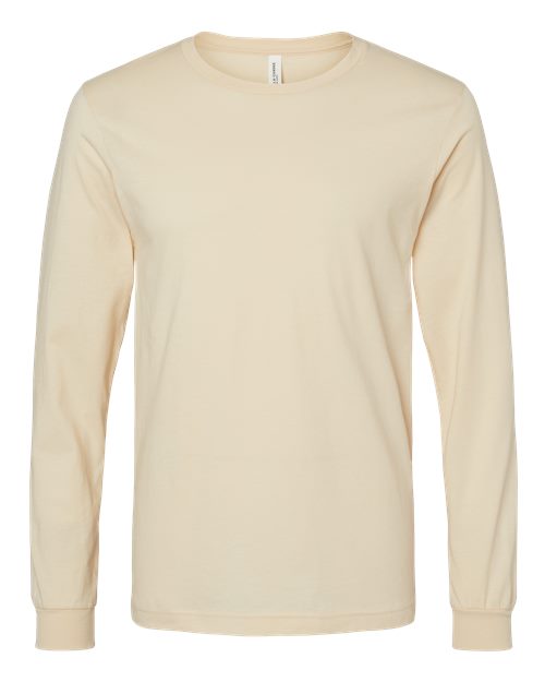BELLA + CANVAS Unisex Jersey Long Sleeve Tee 3501 - Soft Cream