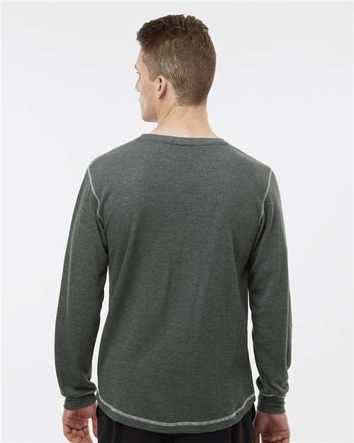 J. America Men's Vintage Thermal Long Sleeve T-Shirt 8238