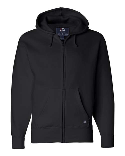 J. America Men's Premium Full-Zip Hooded Sweatshirt 8821