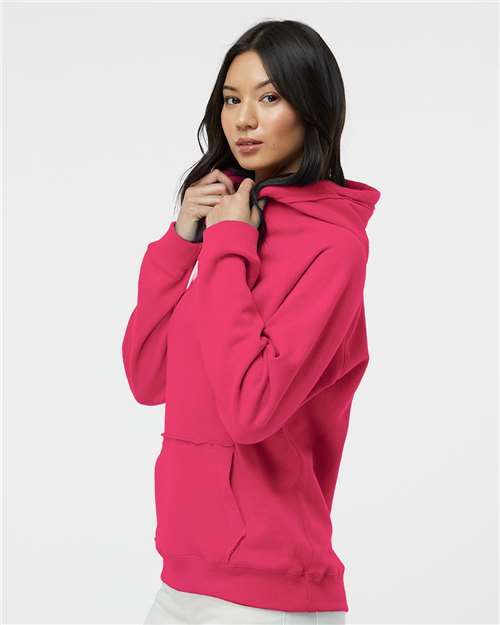 J. America Women's Sueded V-Neck Hooded Sweatshirt 8836