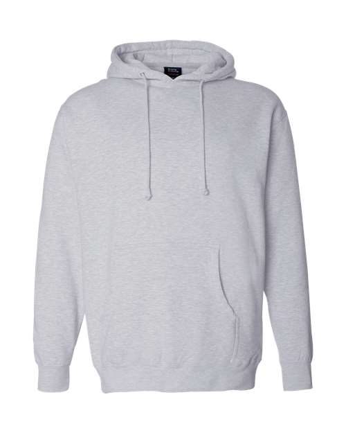 Independent Trading Co. Unisex Heavyweight Hooded Sweatshirt IND4000 - Grey Heather