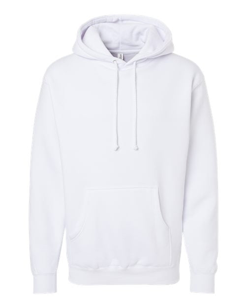 Independent Trading Co. Unisex Heavyweight Hooded Sweatshirt IND4000 - White