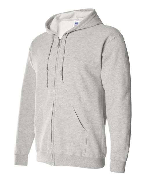 Gildan Unisex Heavy Blend™ Full-Zip Hooded Sweatshirt 18600 - Ash