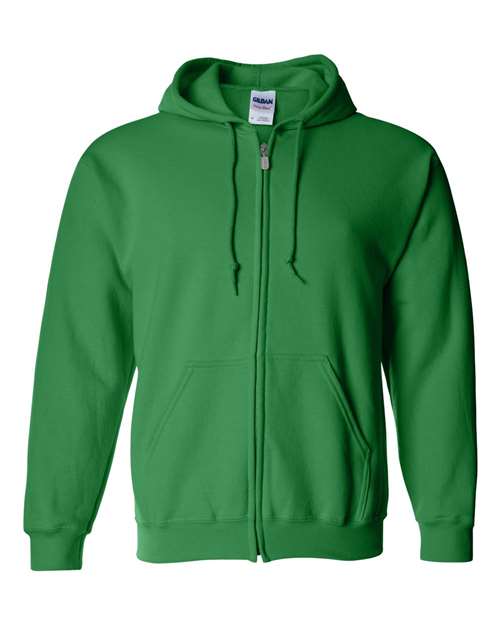 Gildan Unisex Heavy Blend™ Full-Zip Hooded Sweatshirt 18600 - Irish Green