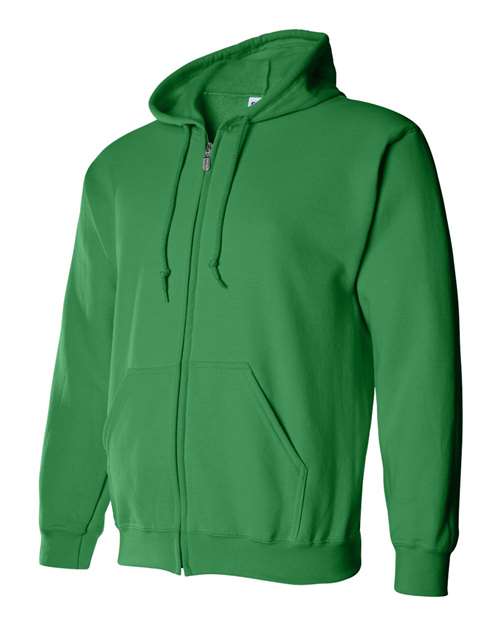 Gildan Unisex Heavy Blend™ Full-Zip Hooded Sweatshirt 18600 - Irish Green